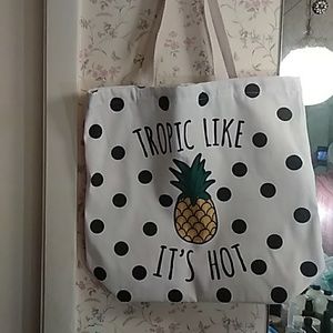 Cute canvas tote bag